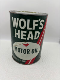 Wolf's Head Oil Can