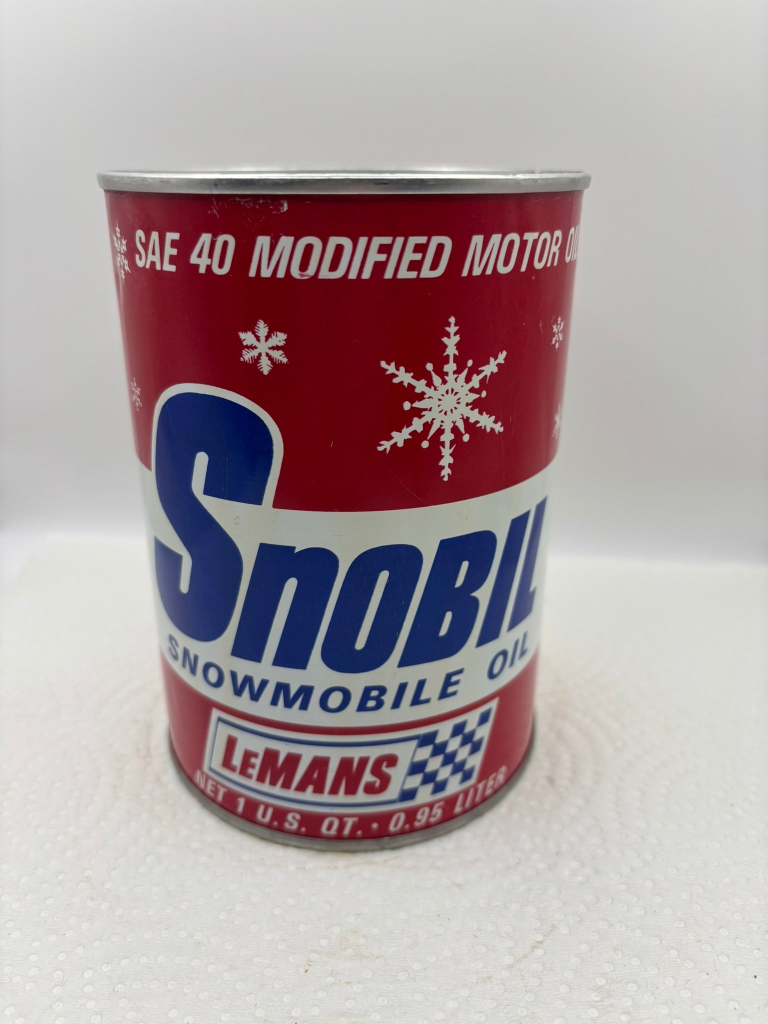 Leman's Snobil Snowmobile Oil Can