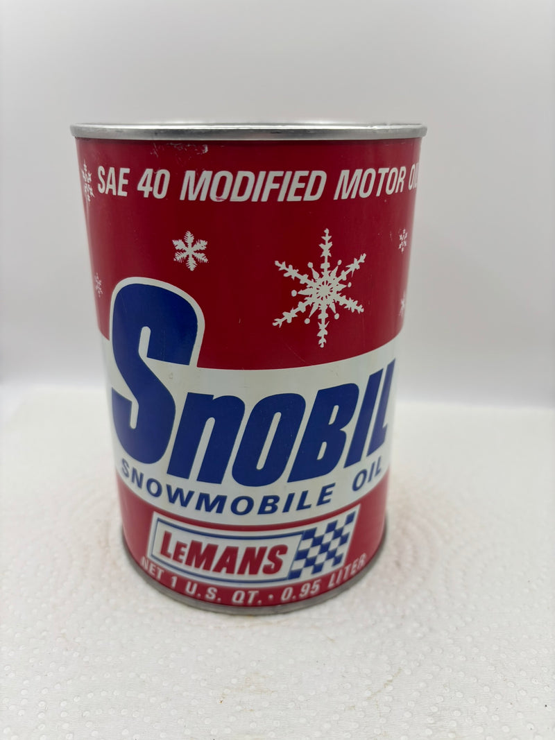 Leman's Snobil Snowmobile Oil Can