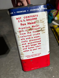 Fox Head 2 Gallon Oil Can