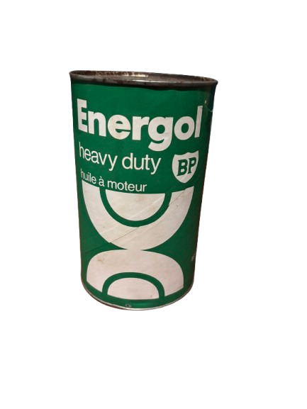BP Energol Heavy Duty Composite Oil Can (Full)