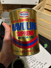Texaco Havoline Composite Oil Can (Quart)