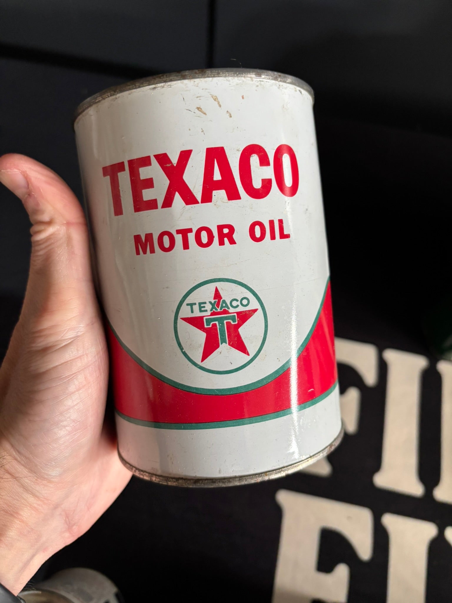 Texaco Oil Can (Quart) (Full)