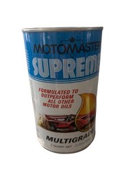 Canadian Tire Motomaster Supreme Multigrade Oil Can (Quart)