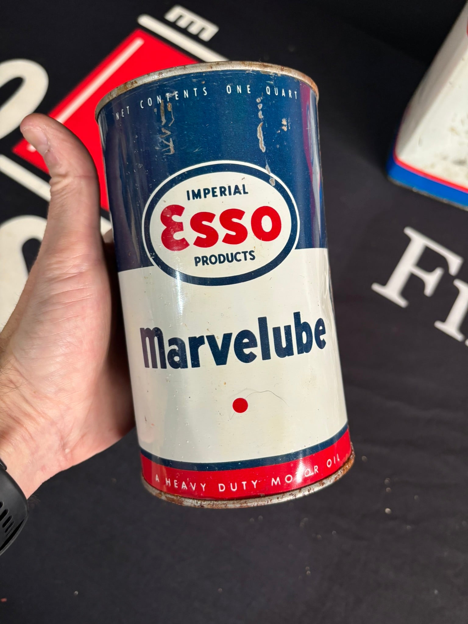 Esso Marevlube Oil Can (Quart)