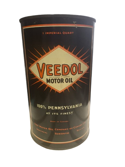 Veedol 100% Pennsylvania Oil Can (Quart) (b/c)