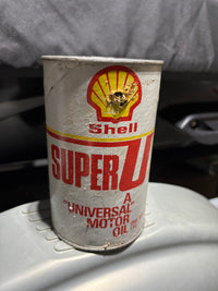 Shell Super U Full Oil Can (Quart) (composite)