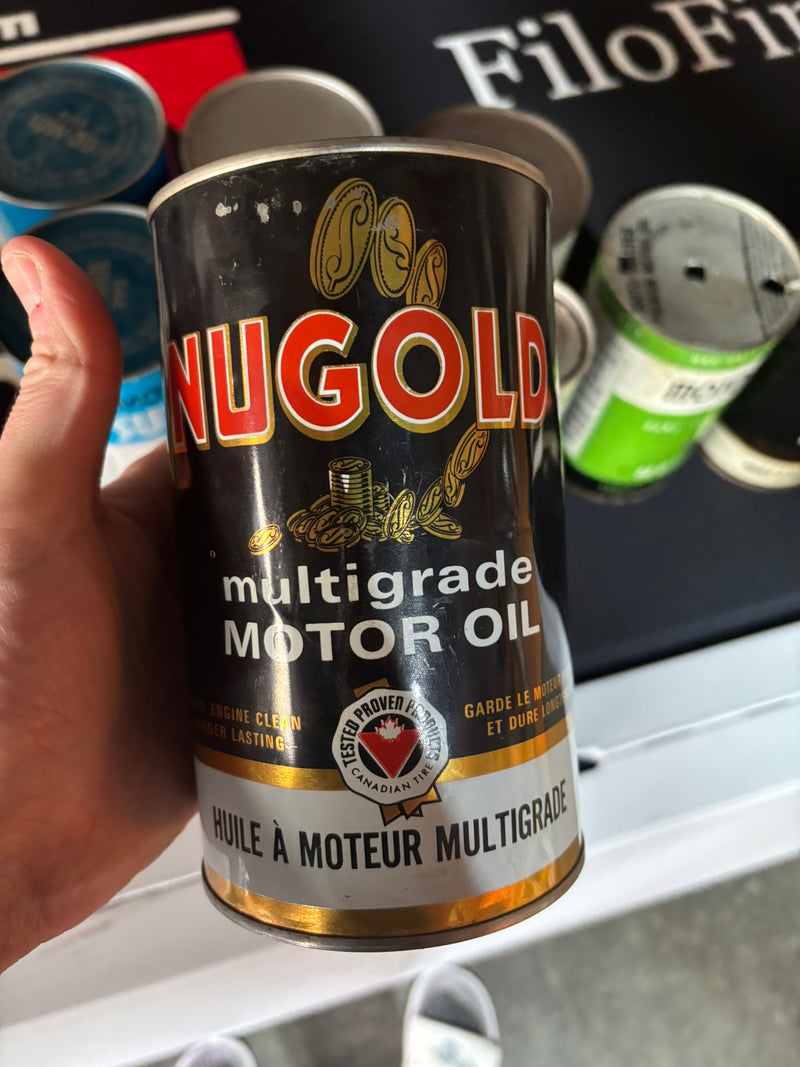 NuGold Multigrade Oil Can (Canadian Tire) (Full)