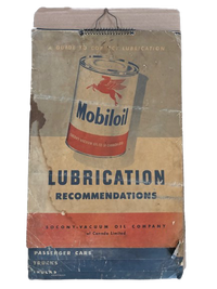 Mobiloil 1950’s Lubrication Guide