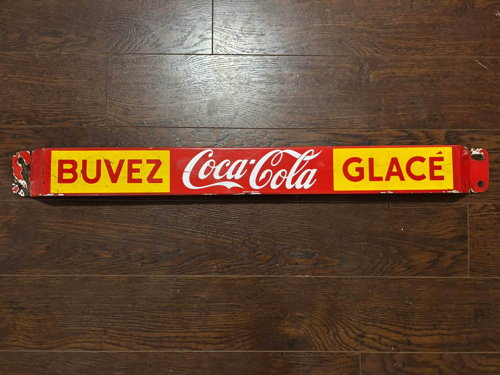 Coca-Cola Push Bar (Buvez Coca-Cola Glace)