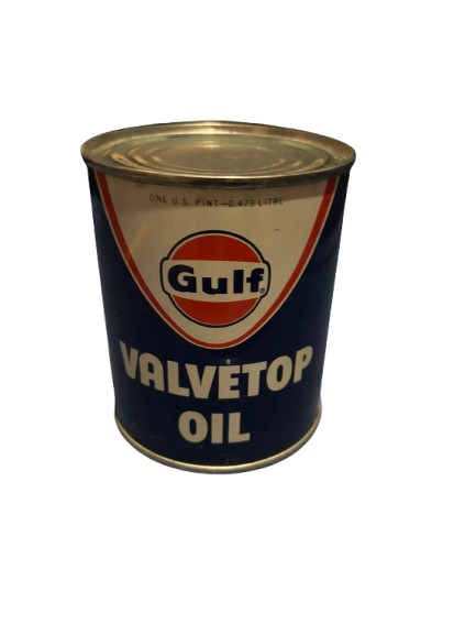 GULF Valvetop Oil Can