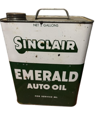 Sinclair Emerald Auto Oil Can (2 Gallon)