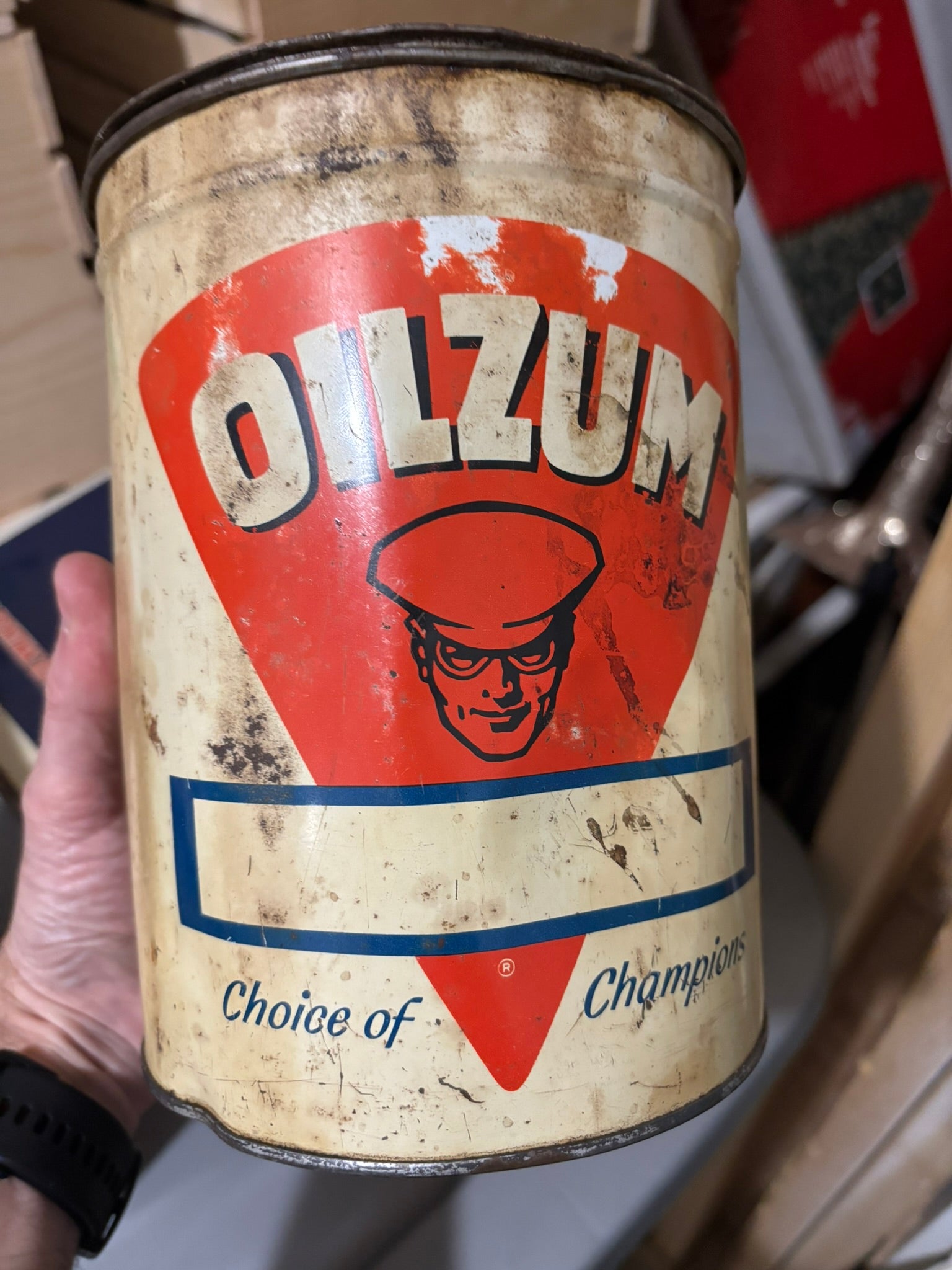 Oilzum 5lb Grease Can