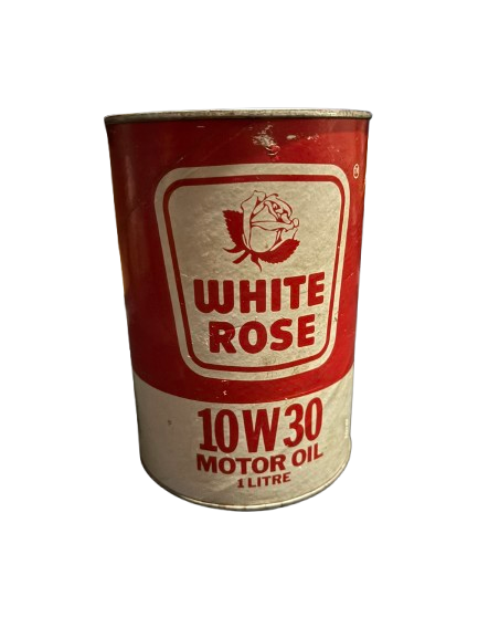 White Rose 10W30 Oil Can (Full) (Composite)