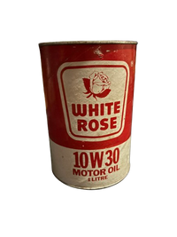 White Rose 10W30 Oil Can (Full) (Composite)