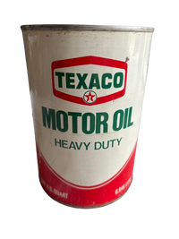 Texaco Motor Oil Can (Quart) (Full)