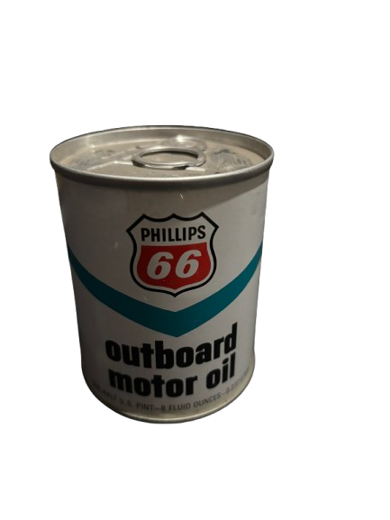 Phillips 66 Outboard Oil Can 8oz. (Full)