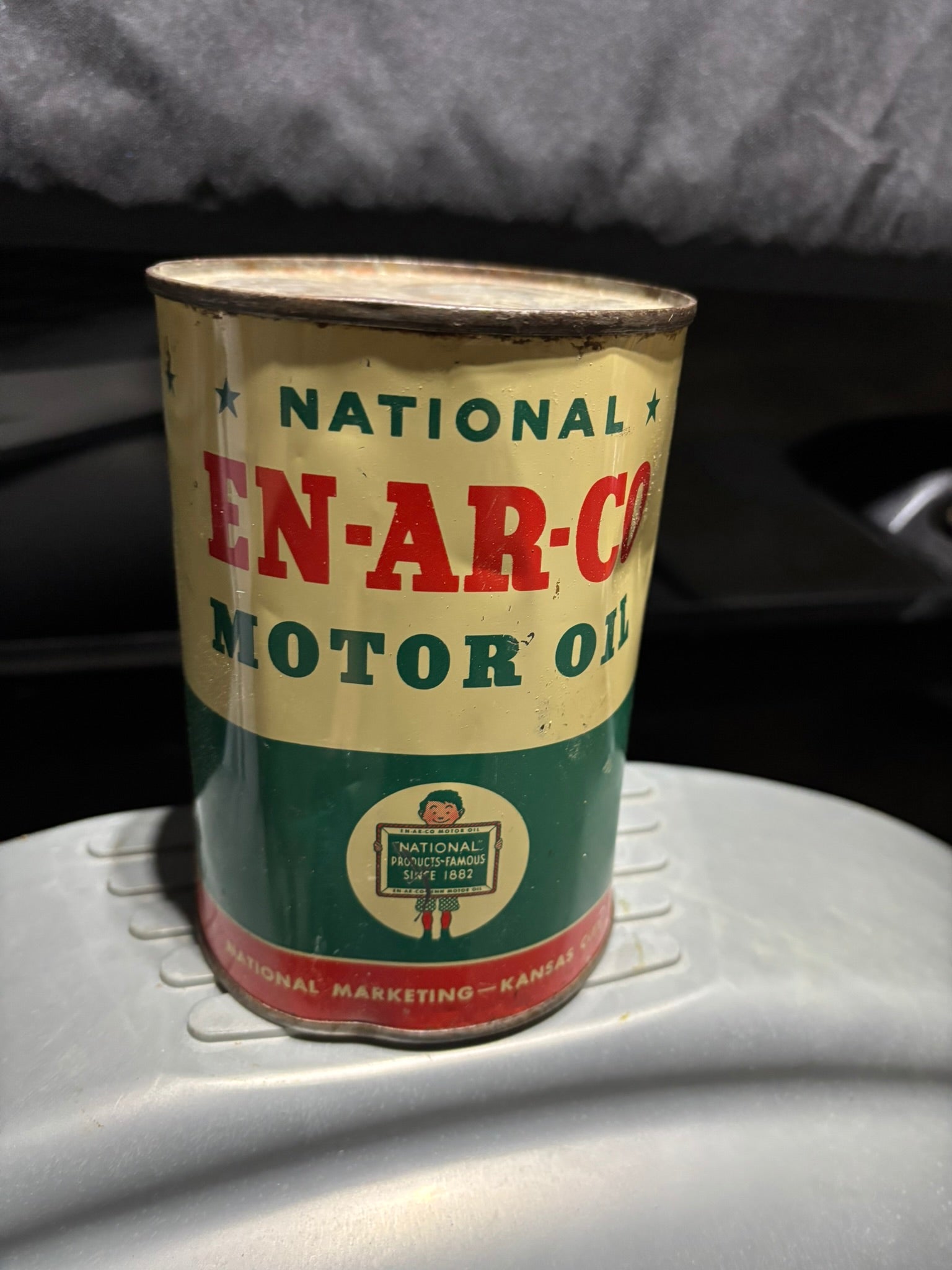 National En-ar-co Oil Can (Quart) (Full)