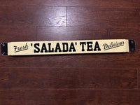 Salada Tea Push Bar (Fresh Salada Tea Delicious) (TAC Authentication) (Black Script)