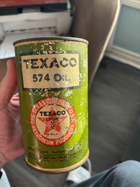 Texaco 574 Oil Can (Early Art)