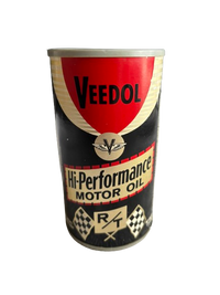 Veedol Hi-Performance Transistor Radio Oil Can (working)