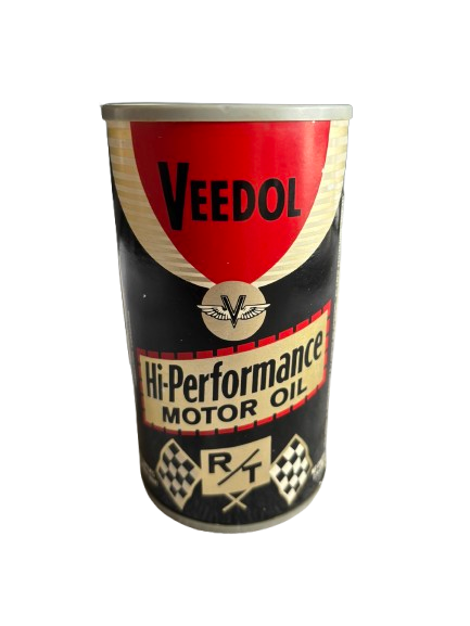 Veedol Hi-Performance Transistor Radio Oil Can (working)