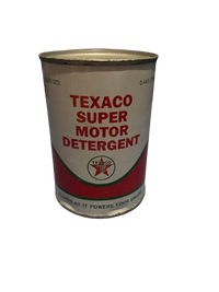 Texaco Super Motor Detergent Oil Can (FULL)