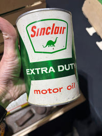 Sinclair Extra Duty Motor Oil Composite Can (Full)