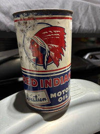 Red Indian Aviation Oil Can (Quart)