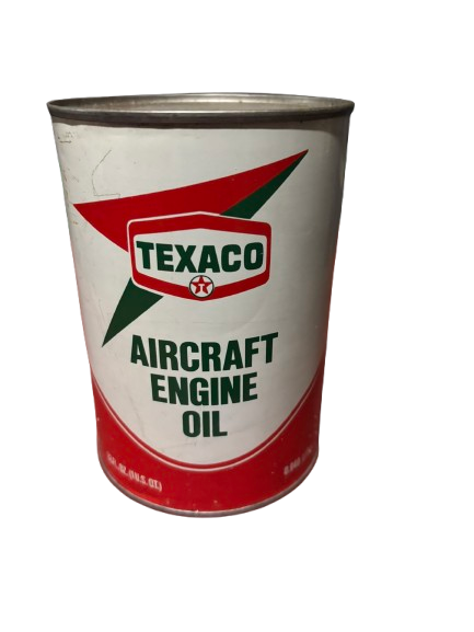 Texaco Aircraft Engine Oil Can (Quart)