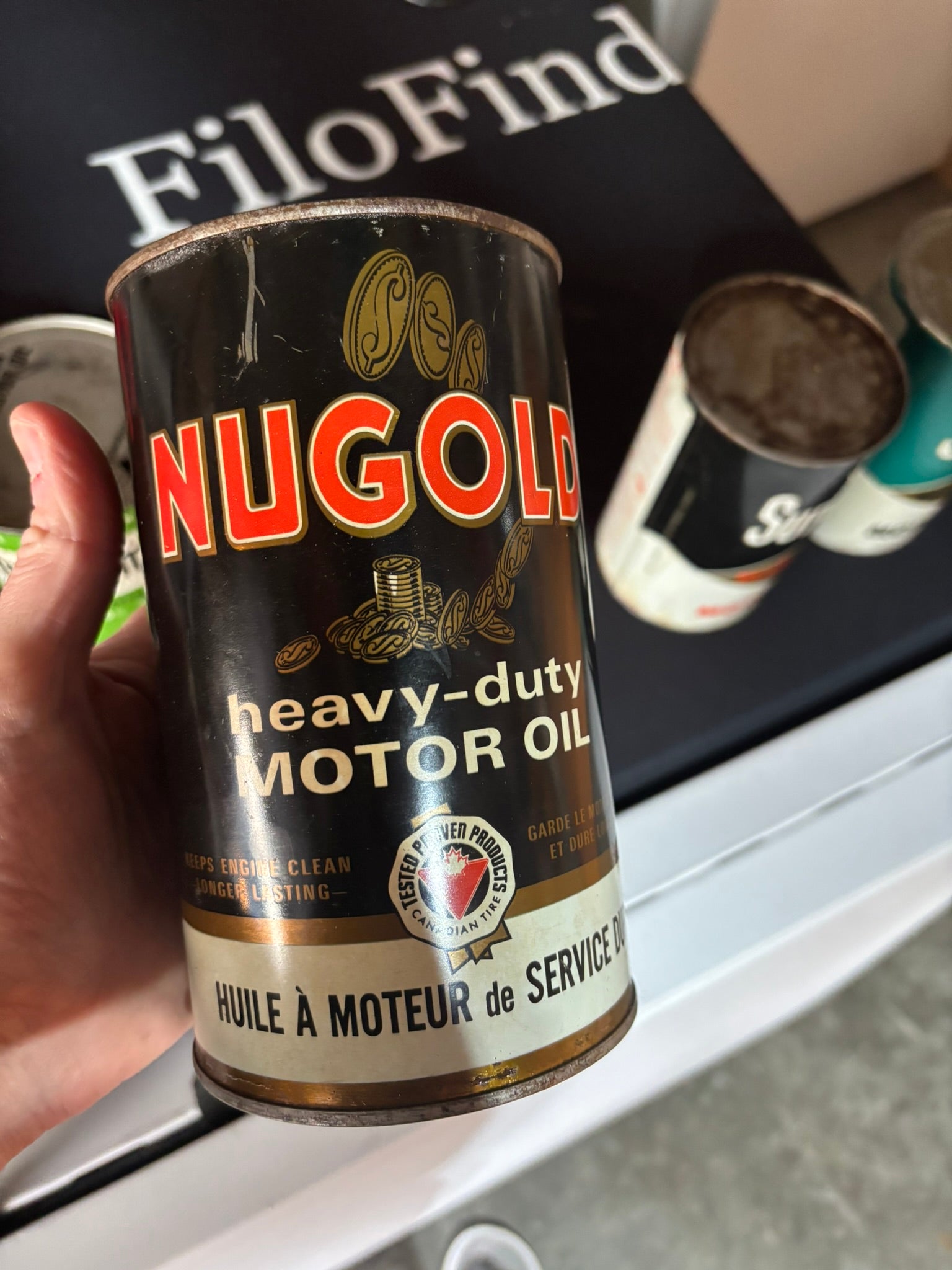 NUGOLD canadian tire Oil Can (Quart)