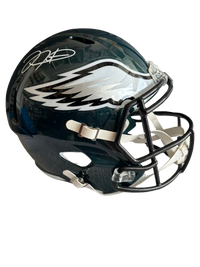 Jalen Hurts Full Size Replica Helmet Signed with Beckett COA
