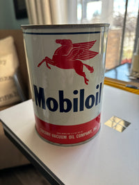 Mobiloil Oil Can (Quart) (no lid #2)