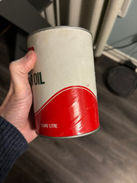 Texaco Oil Can (Quart) (FULL) and clean