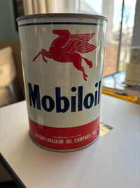 Mobiloil Oil Can (Quart) (no lid #2)