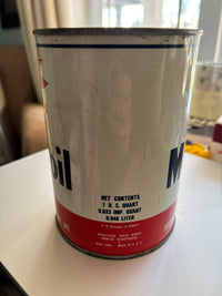 Mobiloil Oil Can (Quart) (no lid)