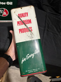 B/A 1 Gallon British American Can