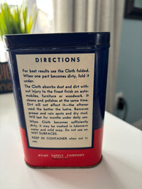 Atlas Polishing Cloth Can with Cloth NOS