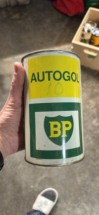 BP Autogol Metal Oil Can (Quart) (Full)