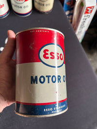 Esso Motor Oil Can (Quart) Clean can
