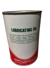 Texaco Aircraft Engine Oil Can (Quart)