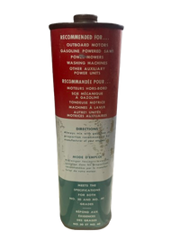 White Rose Outboard and Power Motor Oil Can (Quart)