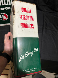 B/A 1 Gallon British American Can