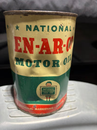 National En-ar-co Oil Can (Quart) (Full)