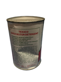 Texaco Super Motor Detergent Oil Can (FULL)
