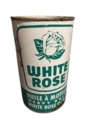 White Rose Ultra Heavy Duty Motor Oil Can (Quart) (w/g)