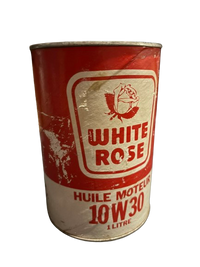 White Rose 10W30 Oil Can (Full) (Composite)