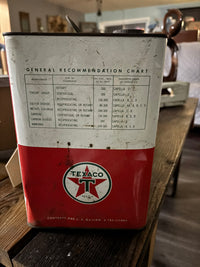 Texaco Capella Oil Can (1 gallon)
