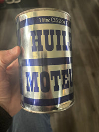 Vintage Canadian Tire (metal) motor oil can (1L)