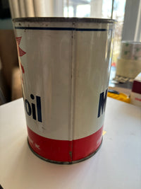 Mobiloil Oil Can (Quart) (no lid)